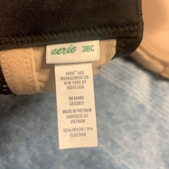 Black Lace Aerie Push Up Bra - Picture 4 of 6